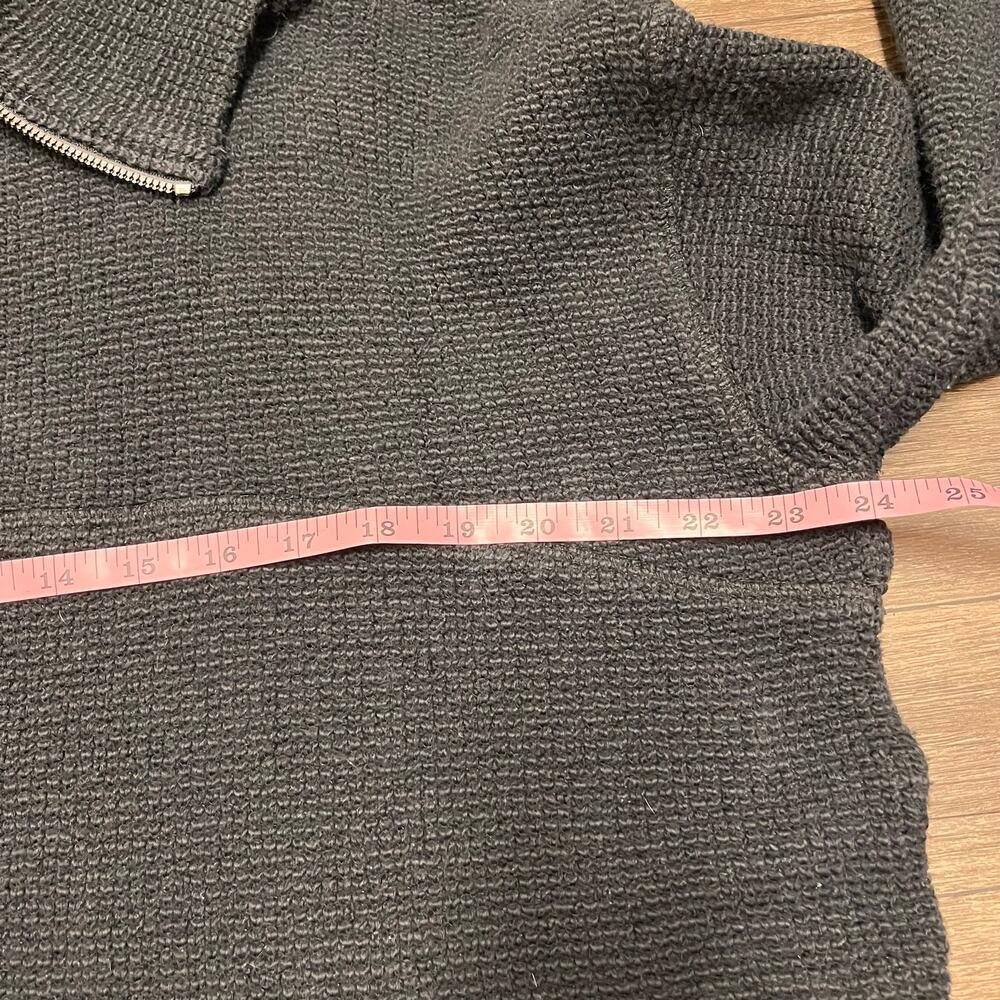 Sweaty Betty Restful Boucle Sweatshirt Fleece Half Zip Pullover Black Lounge S - Picture 7 of 10